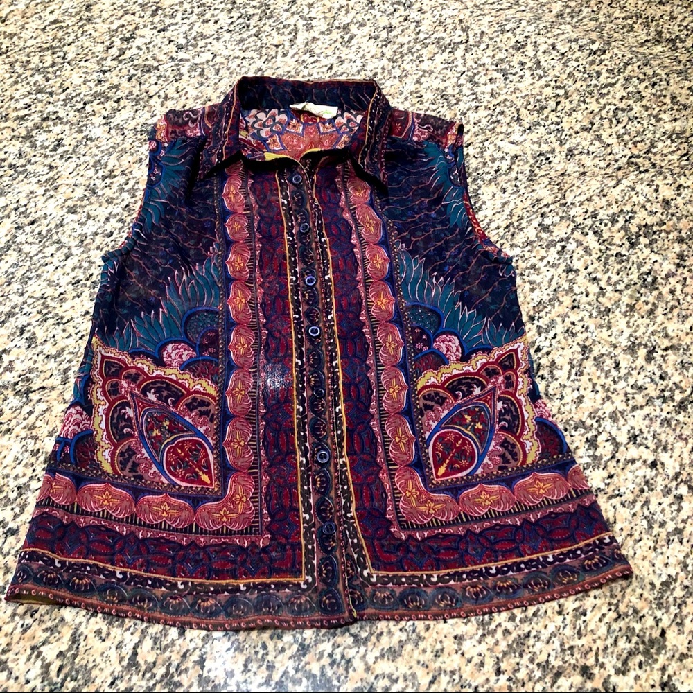 Staring At The Stars collared button down blouse